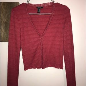 Forever 21 long sleeve vneck